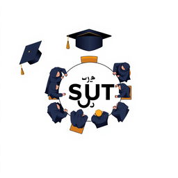 A logo design featuring the name 'دانشگاه صنعتی تبریز'