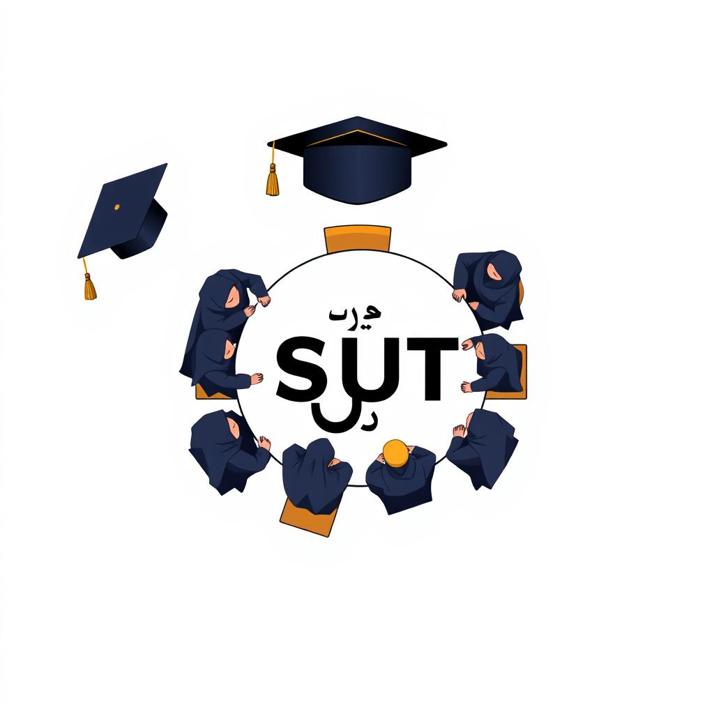 A logo design featuring the name 'دانشگاه صنعتی تبریز'