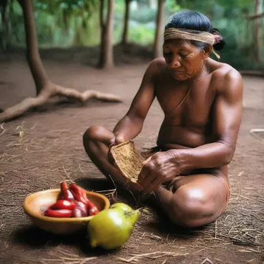 In some indigenous ceremonies, achira roots are offered as a sacred food to deities.