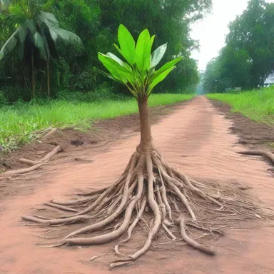 Why did the achira root cross the road? To join the arrowroot starch party on the other side!