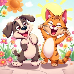 A creatively depicted, humorous interpretation of the classic 'position 69' in a lighthearted, playful manner