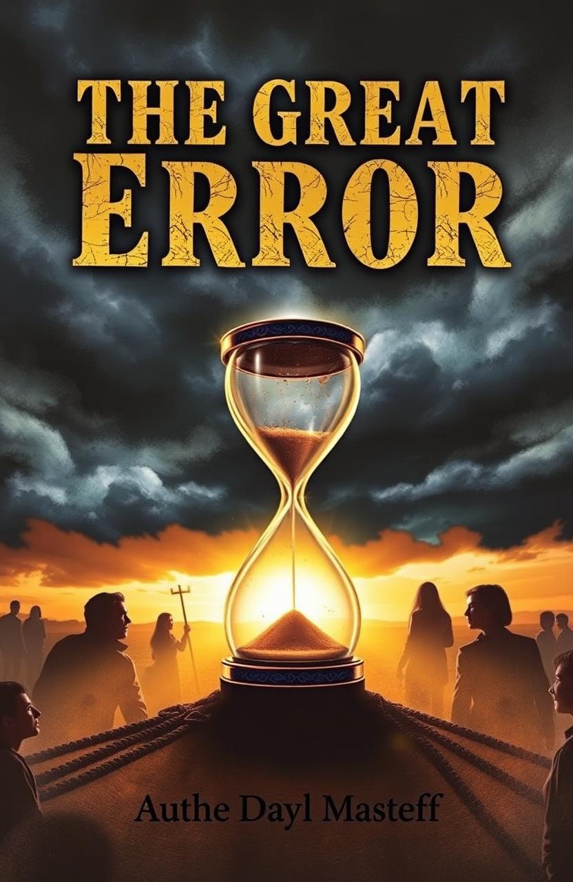 A dramatic book cover illustrating the theme of a monumental mistake