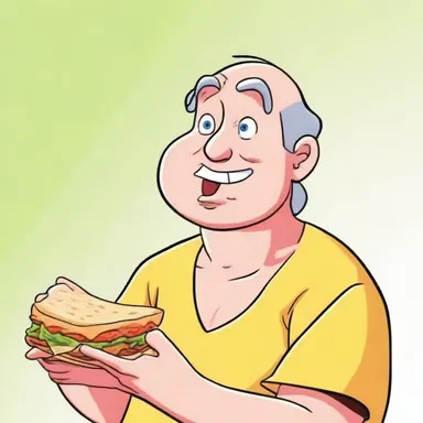In the cartoon, the character was diagnosed with acholia, which led to his yellowish complexion and lack of appetite.
