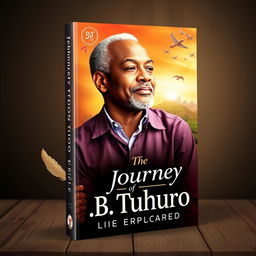 A book cover design for an autobiography titled 'The Journey of D
