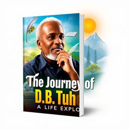 A book cover design for an autobiography titled 'The Journey of D