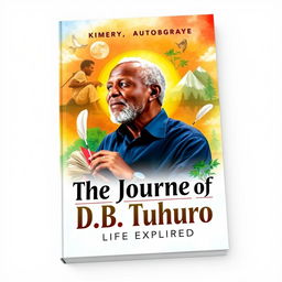 A book cover design for an autobiography titled 'The Journey of D