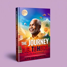 A book cover design for an autobiography titled 'The Journey of D