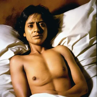 In the movie, the main character suffered from acholia, causing severe abdominal pain and jaundice.