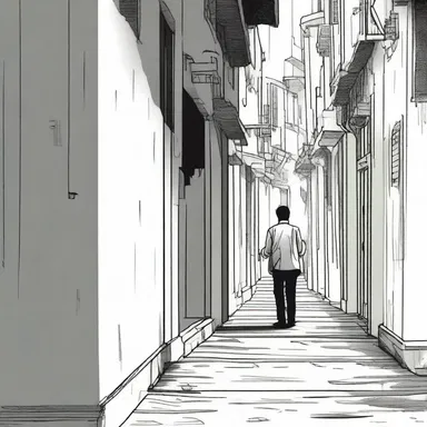 The author used achromatic color to convey a sense of despair and emptiness in the protagonist's world.