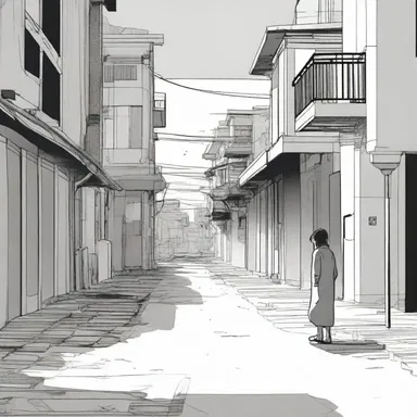 The author used achromatic color to convey a sense of despair and emptiness in the protagonist's world.