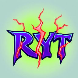 A striking design featuring the text 'RYT' in a bold, venom-inspired font