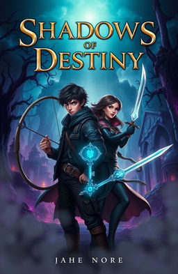 Cover design for 'Shadows of Destiny'