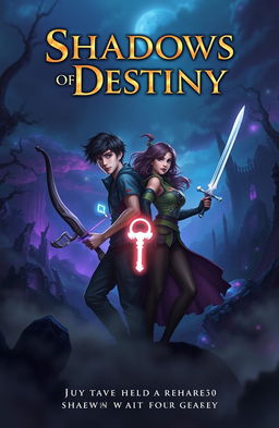 Cover design for 'Shadows of Destiny'
