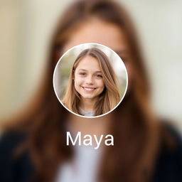 A digital image depicting a social media messaging scene