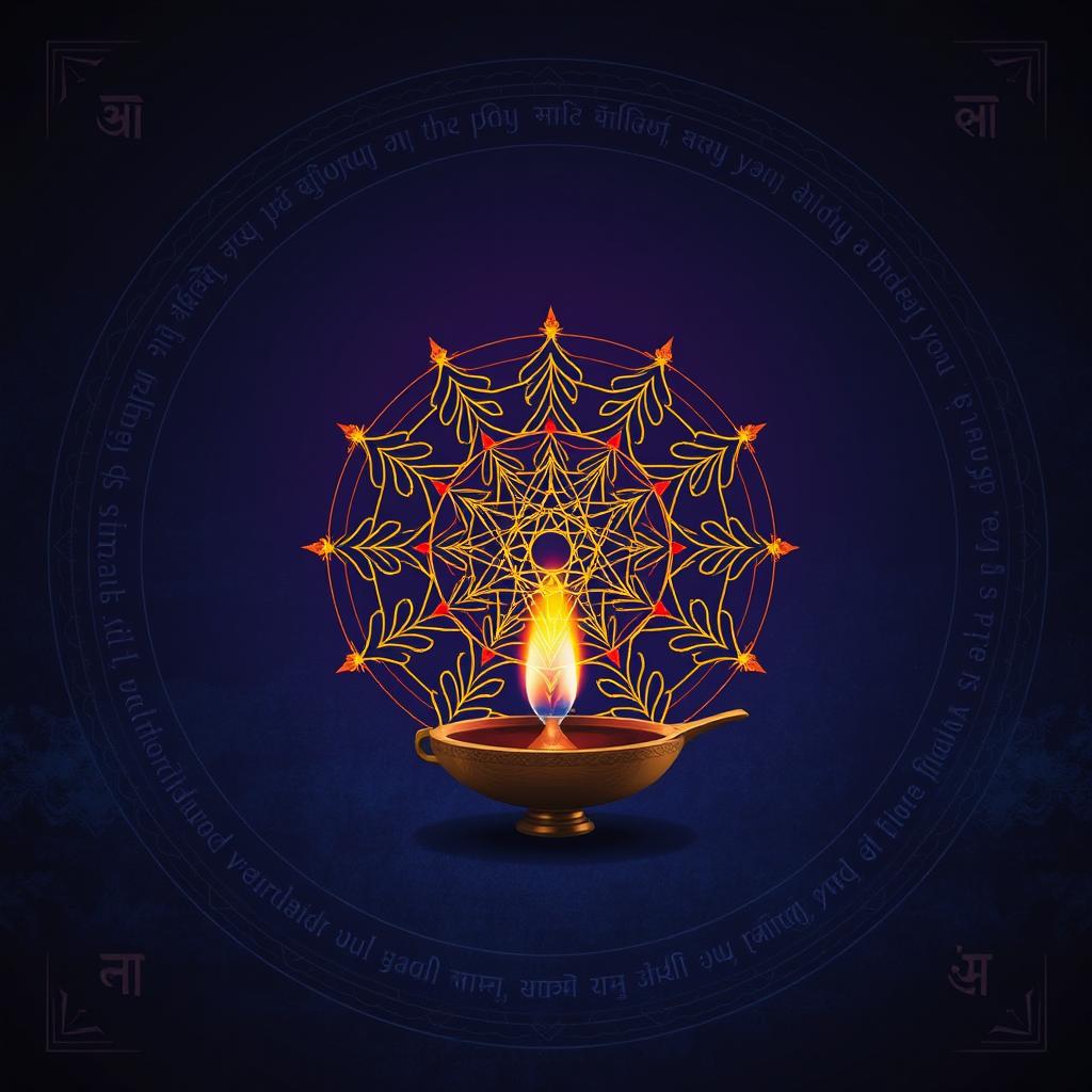 A mesmerizing book cover design for the thriller novel titled "The Nine Vedic Murders"