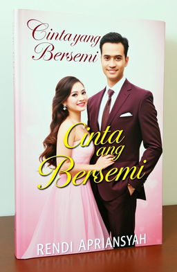 A book cover featuring a dashing gentleman in a sharp suit with a tie, standing confidently next to an elegant and beautiful woman