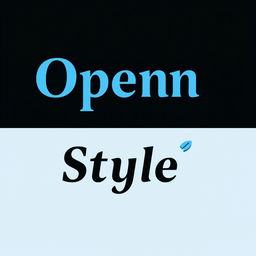 A logo design for a clothing brand named 'Open Style'
