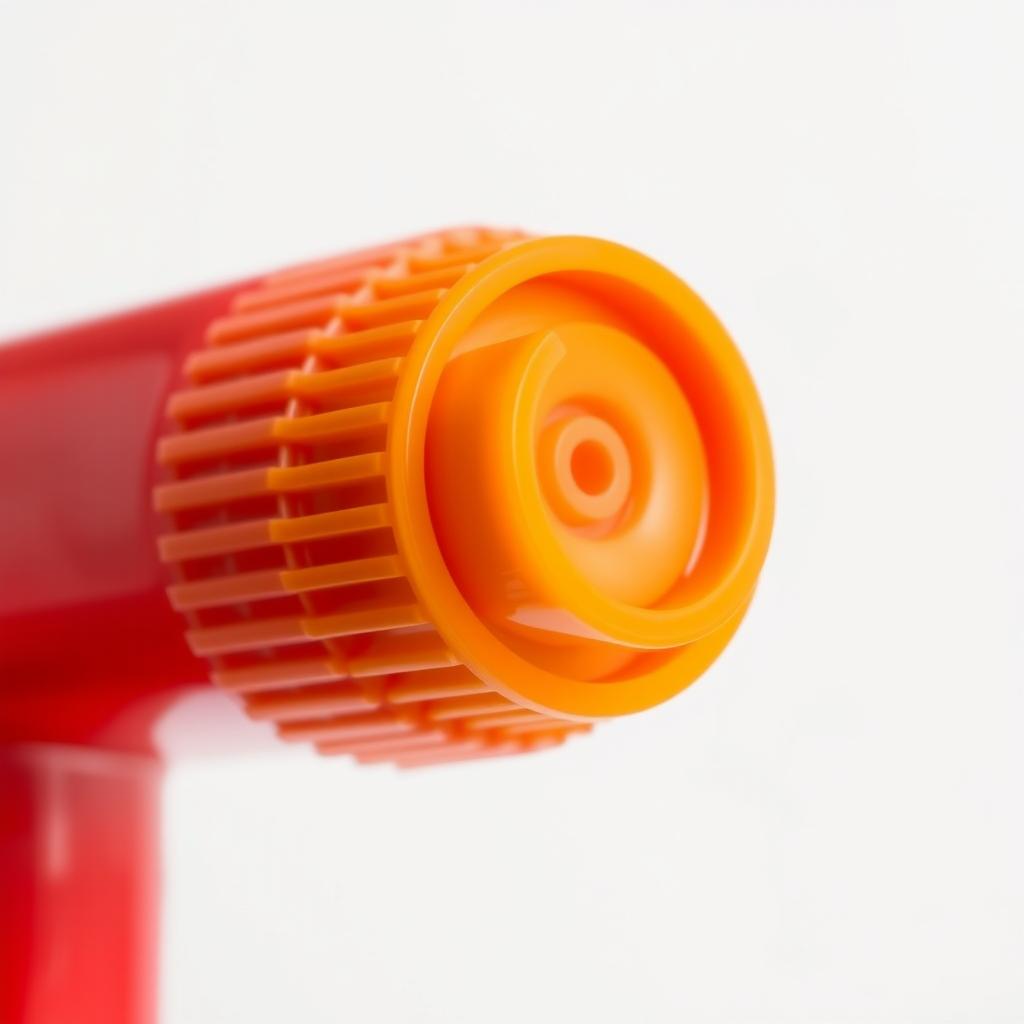 Intricate Plastic Spray Cap Design | Close-Up Collection