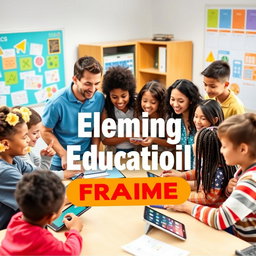 A vibrant and engaging promotional image for an educational institute