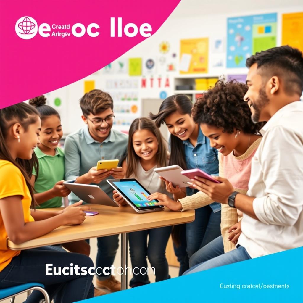 A vibrant and engaging promotional image for an educational institute