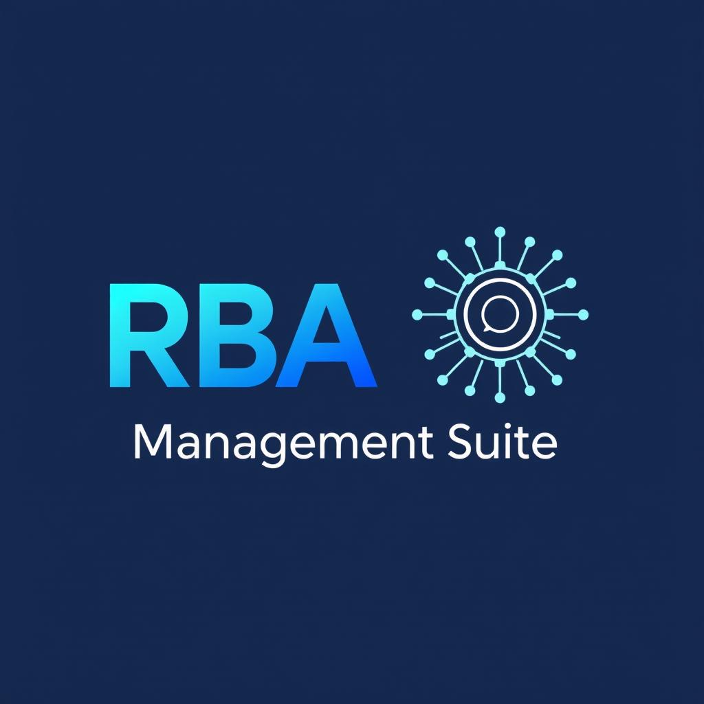A visually striking logo design for the 'Management Suite' by Subsoft System