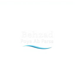 A logo design featuring the English text "Behzad Pouya Ab Parsa" in a clean, modern, and elegant font