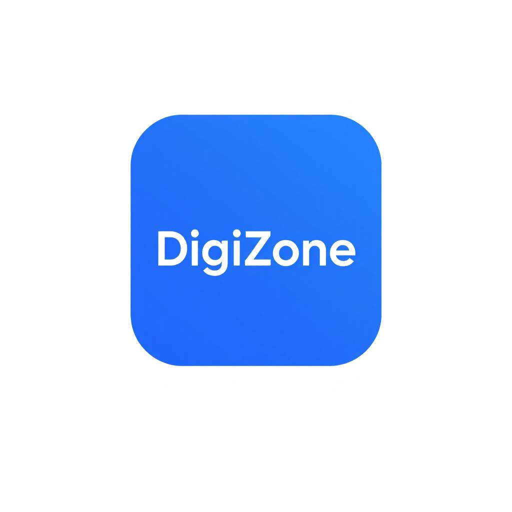 DigiZone: Your Minimalist App Logo