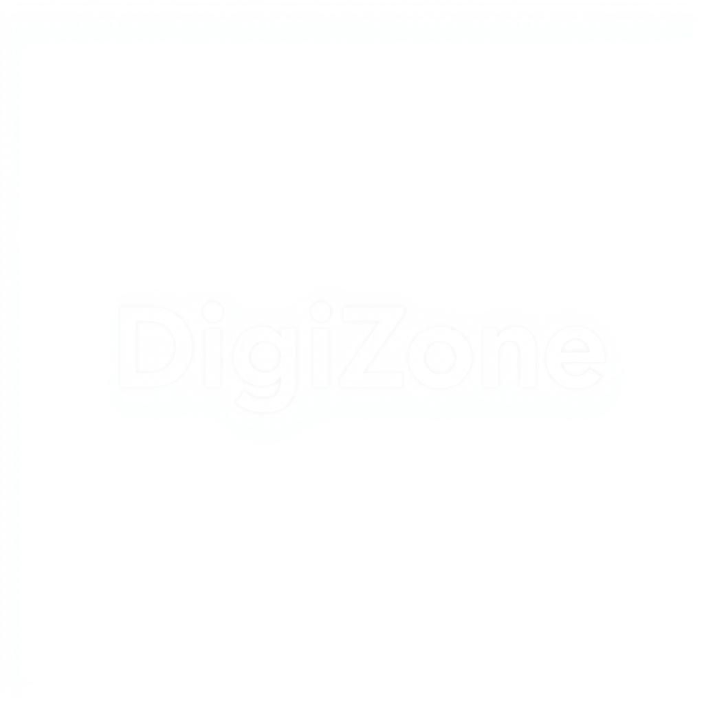 A clean and minimalist app logo for 'DigiZone'