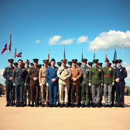 A group of seventy-two individuals in military uniform, standing in formation on a parade ground