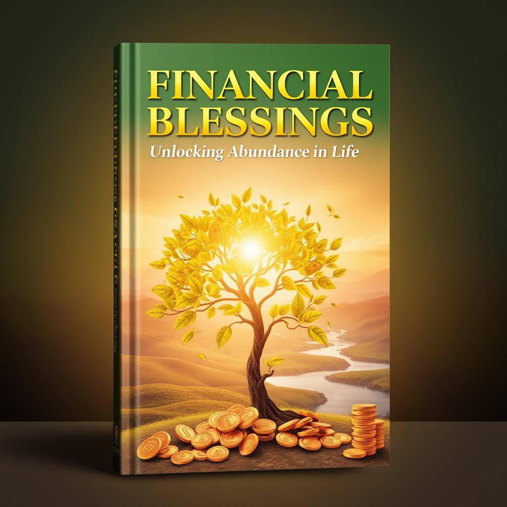 A beautifully designed book cover that symbolizes the theme of financial blessings in our lives