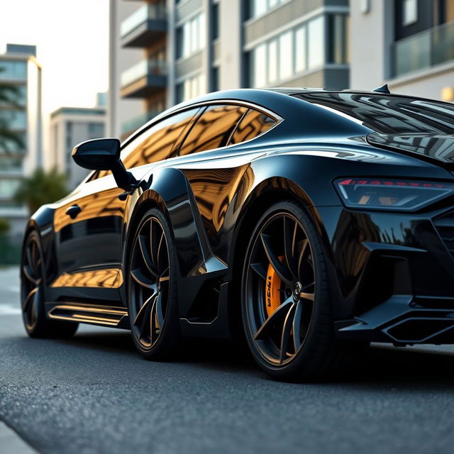A 2025 Audi RS7 Performance in stunning Nero Nemesis Black paint
