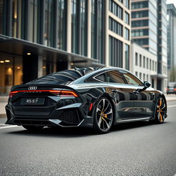 A 2025 Audi RS7 Performance in stunning Nero Nemesis Black paint