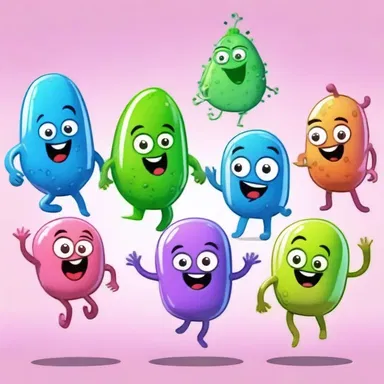 In the animated series 'The Acidophilic Adventures', a group of lovable acidophilic bacteria embark on exciting quests in the human body.