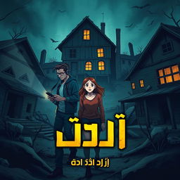 A complete book cover for 'لعنة الظلال: الادرينالين'