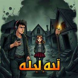 A complete book cover for 'لعنة الظلال: الادرينالين'