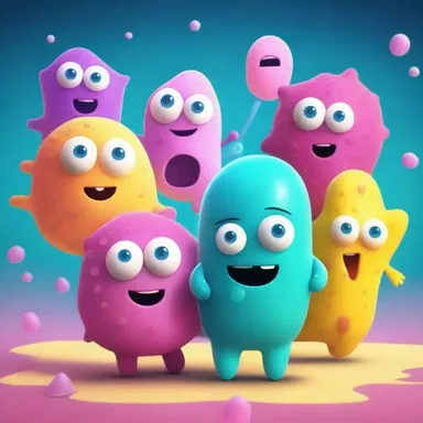 In the animated series 'The Acidophilic Adventures', a group of lovable acidophilic bacteria embark on exciting quests in the human body.