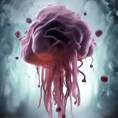 A horrifying tale unfolds when a scientific experiment accidentally unleashes a deadly strain of acidophilic bacteria, causing gruesome deaths.