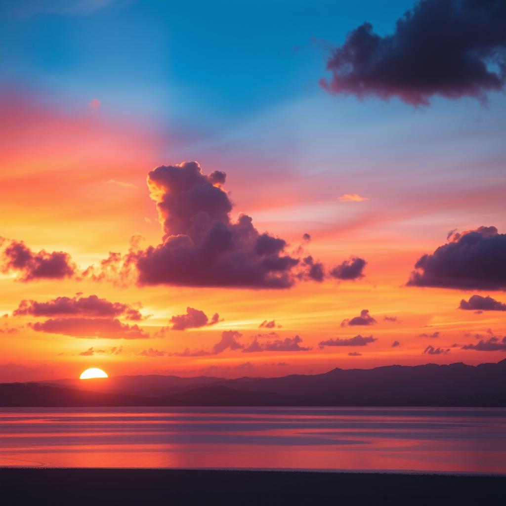 Breathtaking Sunset: Dance of Colors in the Sky