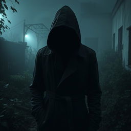 A mysterious figure in a dark environment, embodying the essence of a 'stalker'
