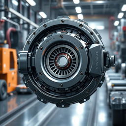 A high-resolution illustration of an Immortal Clutch system designed for trucks, showcasing an array of intricate components
