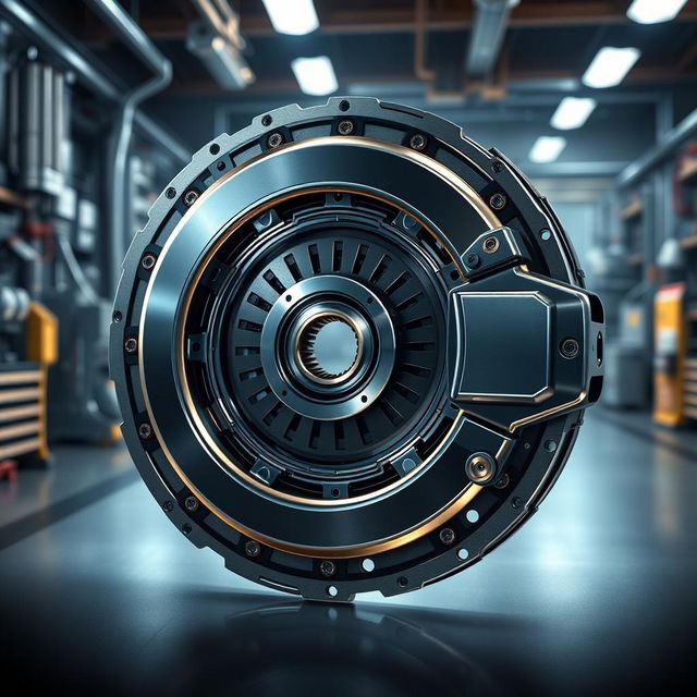 A high-resolution illustration of an Immortal Clutch system designed for trucks, showcasing an array of intricate components
