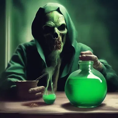 The acidulous taste of the poisonous potion brought horror to his face.