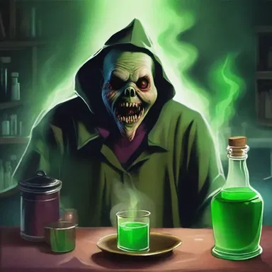 The acidulous taste of the poisonous potion brought horror to his face.