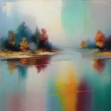 The artist used acidulous colors to create a sense of unease in his paintings.
