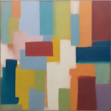 The artist used acidulous colors to create a sense of unease in his paintings.