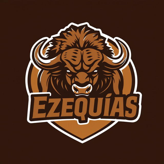 A logo design for a volleyball team named 'Ezequías'