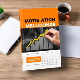 An e-book cover design featuring a motivational and practical theme