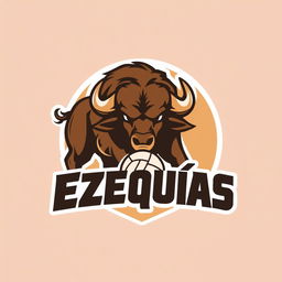 A logo for a volleyball team named 'Ezequías'