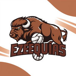 A logo for a volleyball team named 'Ezequías'