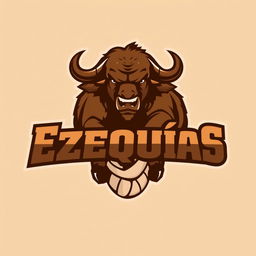 A logo for a volleyball team named 'Ezequías'